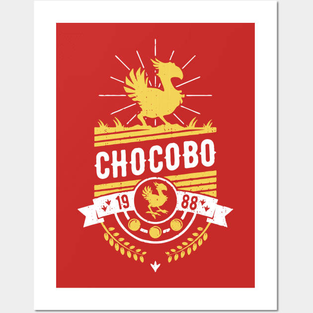 chocobo Wall Art by wonggendengtenan